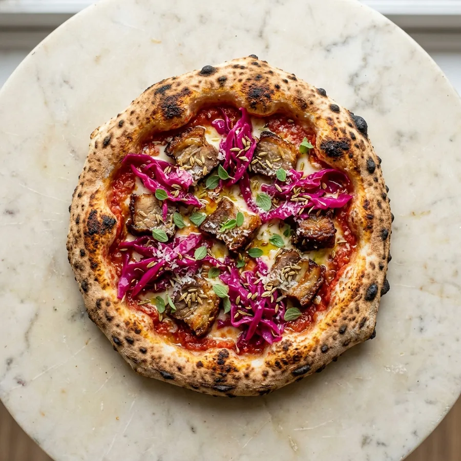 GUANCIALE & PICKLED CABBAGE